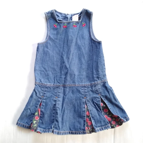 Gymboree | Dresses | Gymboree Cherry Embroidered Pleated Denim Jumper Pinafore Dress | Poshmark Gymboree | Dresses | Gymboree Cherry Embroidered Pleated Denim Jumper Pinafore Dress | Poshmark